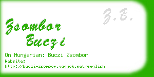 zsombor buczi business card